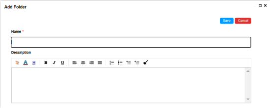 Adding Folders