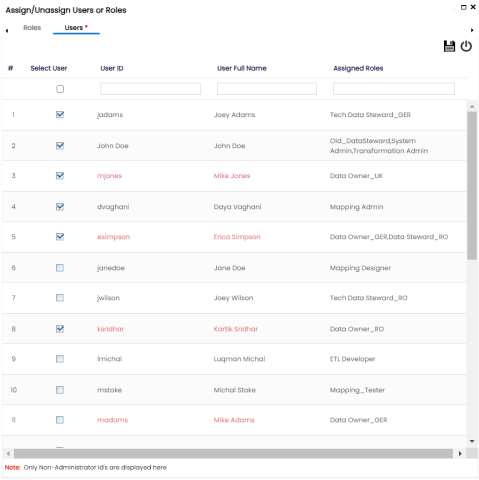 Assign Unassign User Metadata