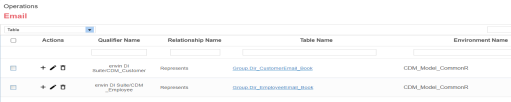 Associate Qualifier View List Metadata