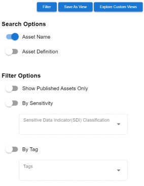 Bgm Search Filter Options