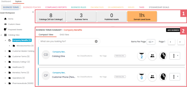 Business Glossary Manager Explore
