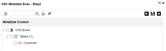 Csv Metadata Scan Step 2