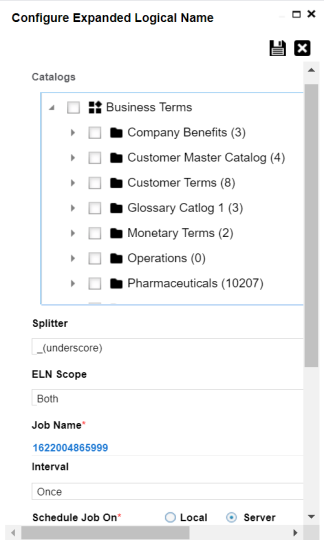 Configuring Expanded Logical Name Page
