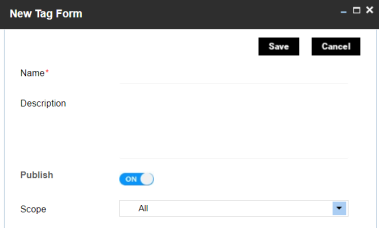 Creating New Tag