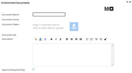 Environment Document Page