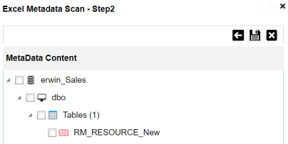 Excel Metadata Scan Step 2