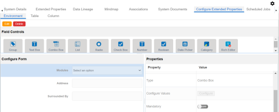 Extended Properties Using