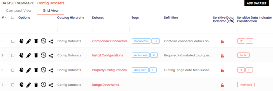 Marketplace Asset Grid View