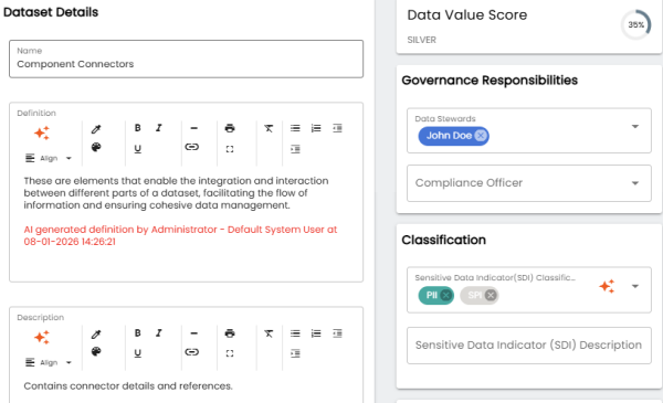 Marketplace Edit Dataset Details