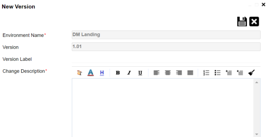 New Version Page