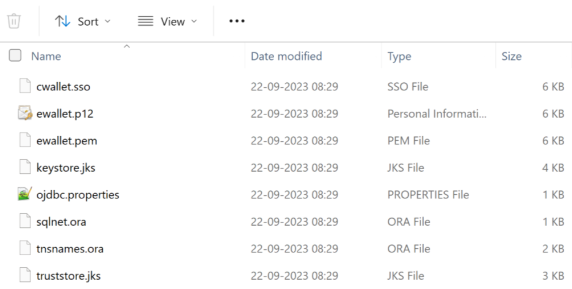 Oracle Wallet Files