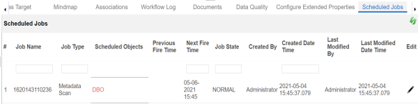 Scheduled Scan Job