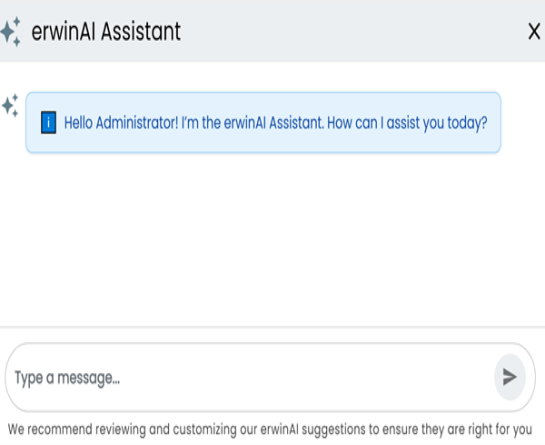 Erwinai Assistant Welcomescreen