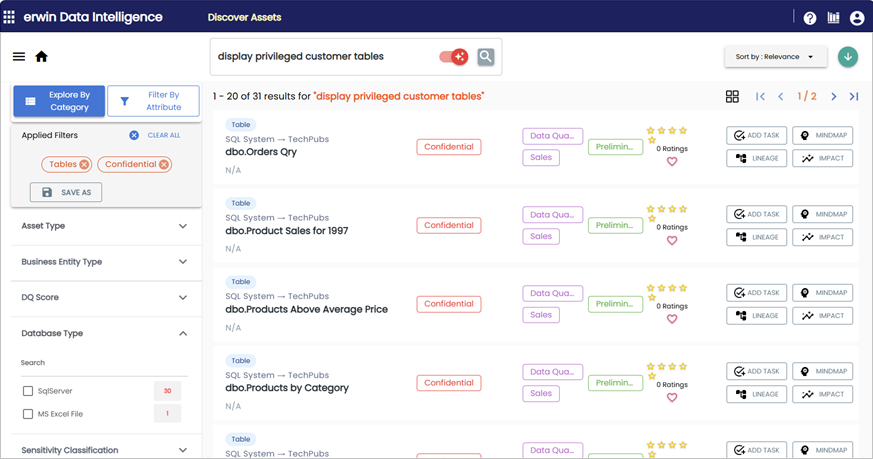 Erwinai Smart Query Assist Asset Search