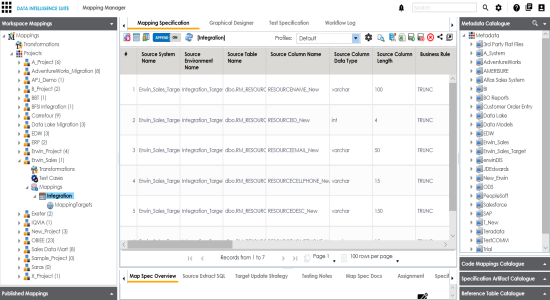 Creating Mapping Specifications Using Auto-Map