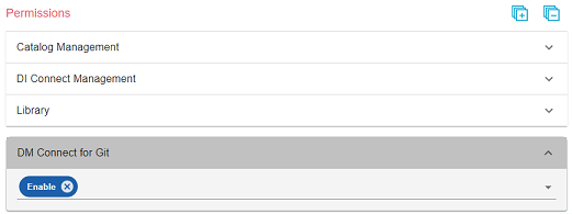 Git Permissions in Mart Profile