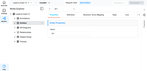 Entities Quick Editor
