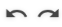 Undo Redo options on the floating toolbar