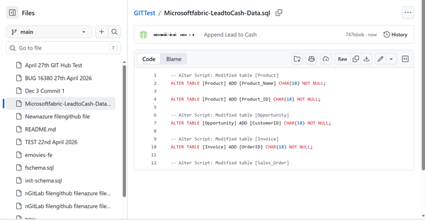 Appended Script 