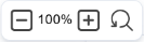 Zoom Options available in Modeler Workspace