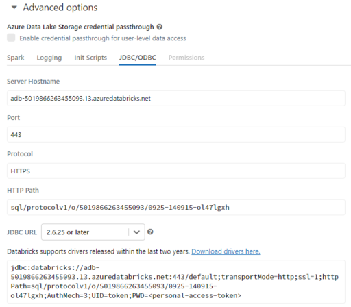 Databricks Unity Catalog Jdbc Url