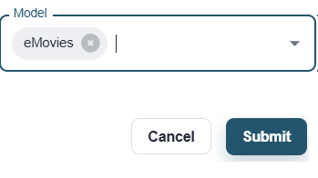 Submit after model selection