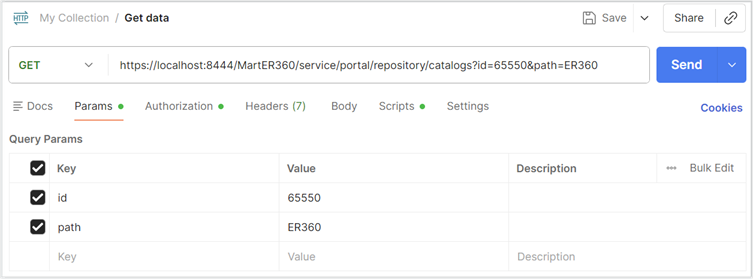 Er360 Postman Reportgeneration