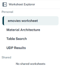 Er360 Worksheet Explorer