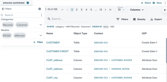 Er360 Worksheet Filter Results Udp