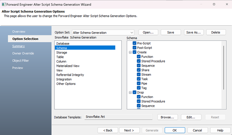 Fe Alter Script Option Selection
