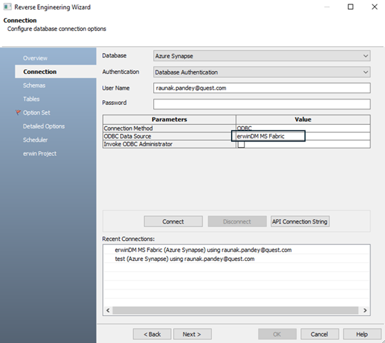 Msfabric Reconnection