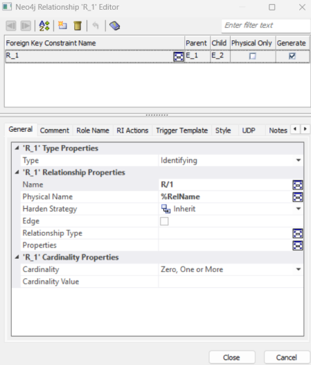 Neo4j Relationship Editor