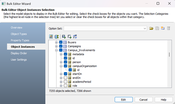 Objectinstance Bulkeditorwizard Treestructure Nosql