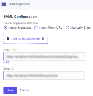 Saml Ping Metadataconfig