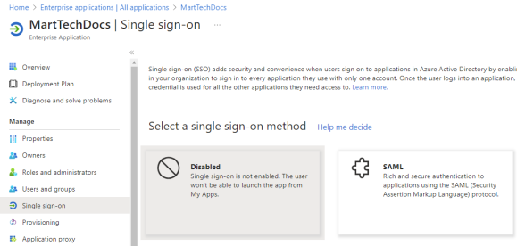 Saml Sso Method