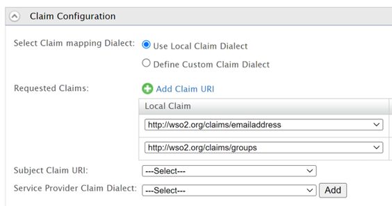 Saml Wso2 Localclaimdialect