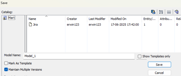 Save Dialog Box