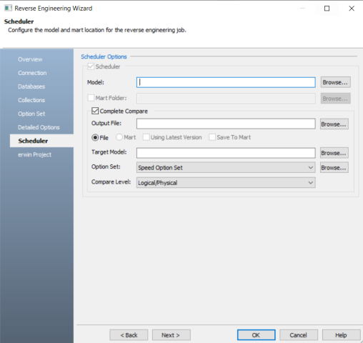 Scheduler Re Options Scheduler