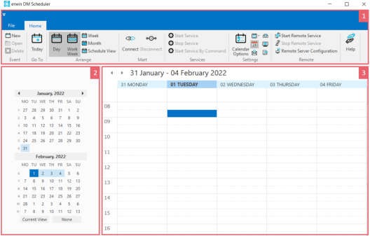 Schedulerlayout