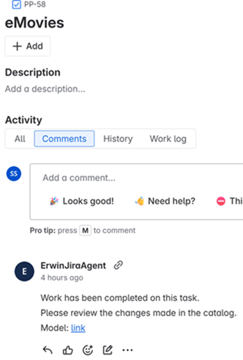 Taskcompletion Commentbyerwinjiraagent