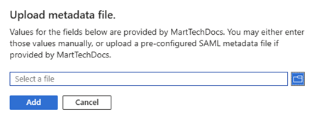 Upload Spmetadata